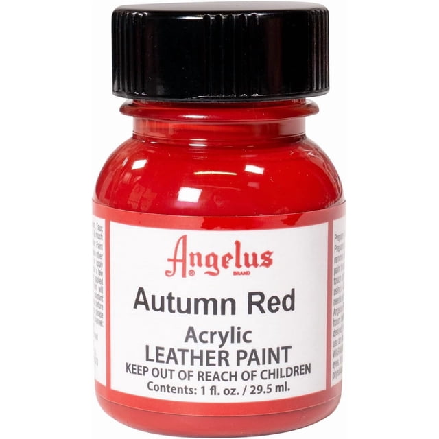 Pintura acrílica para cuero Angelus Autumn Red 30 ml