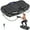 Black, variant on HomGarden Vibration Plate Exercise Machine 120 Levels Full Body Fitness Workout Platform Lymphatic Drainage W/Bluetooth, USB Port, Remote, Red
