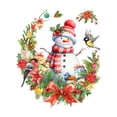 thumbnail image 2 of Guozer Snowman Bathroom Stickers 1PCS Winter Decoration Stickers for Glass Christmas Wall Decals for Bedroom, Playroom, Living Room, School, Nursery, Kindergarten, 2 of 8