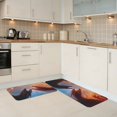 thumbnail image 5 of Yiaed Red And Blue Fire Cloud Dragon Kitchen Rugs Sets of 2 Kitchen Mats Cushioned Anti Fatigue Kitchen Rug Tapetes Para Cocina for Sink,Laundry Room, 5 of 6
