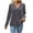 Gray, variant on Womens Button Down Elegant Shirts Velvet Long Sleeve Blouses Solid Spring 2026 Tops Causal V-Neck Basic Loose Tunics Business Outfits Party Clothing