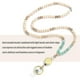 thumbnail image 4 of Cordón para Credenciales de Identificación Cordón para Profesores Cordones para Llaves Cordones Retráctiles para Porta Credenciales de Identificación para Amazonita, 4 of 5