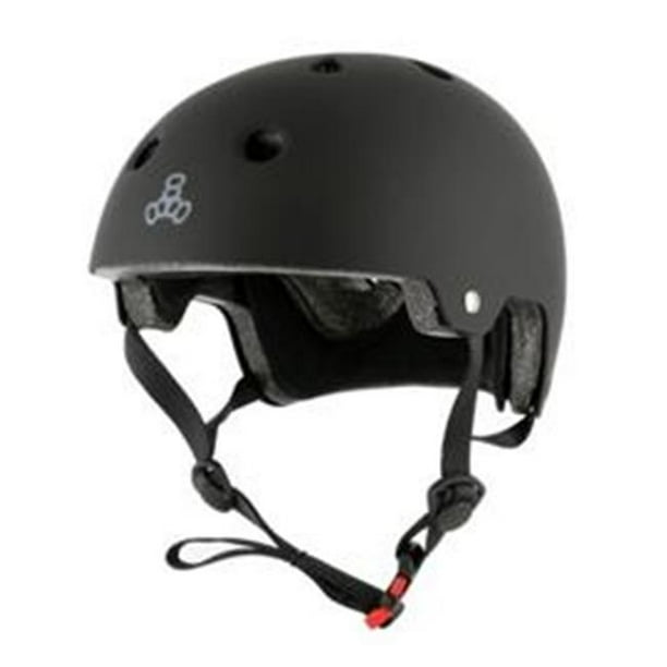 Triple Eight HL8805 Brainsaver Skateboard & Longboard Helmet, Black Large & Extra Large