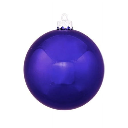 Northlight Shiny Shatterproof Christmas Ball Ornament - 8" (200mm) - Indigo Blue