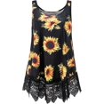 thumbnail image 1 of HSHDLDF Plus Size Swing Lace Flowy Tank Top for Women, 1 of 4