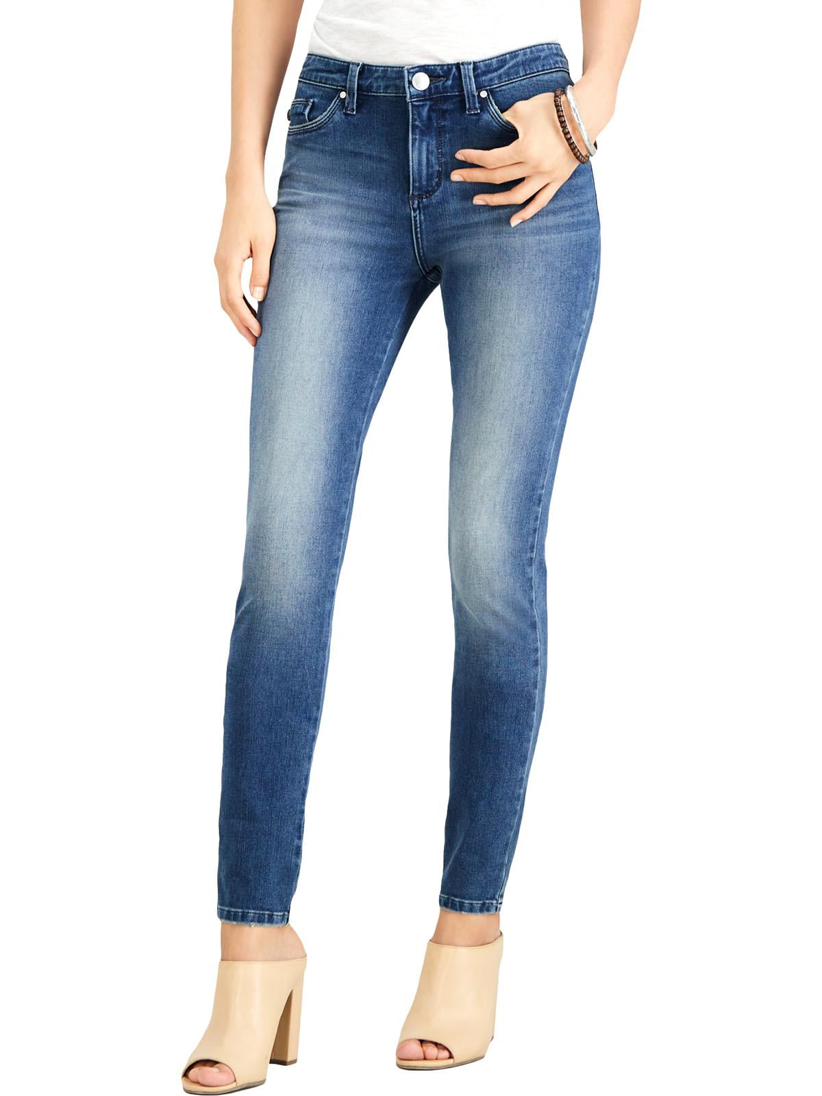 Lee - Lee Womens Denim Mid-Rise Skinny Jeans - Walmart.com - Walmart.com