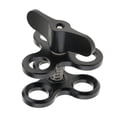 thumbnail image 6 of 1 Inch Underwater Ball Clamp 3 Holes Easy Releasing Mounting and Moving Around Clamp for Scuba Diving Video Camera Tray System Black, 6 of 7