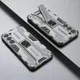thumbnail image 6 of SaniMore for Samsung Galaxy S23 2023 Case with Hidden Bracket, Manetic Car Mount Hybird Heavy Duty Protective Tri-layer Shockproof Drop-proof Cover for Samsung Galaxy S23, Gray, 6 of 6