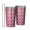 Pink Pug Puppies, variant on Paw Prints and Bones 10oz Tumblers Stainless Steel Tumbler with Lid and Straw,Vacuum Insulated Double Wall Travel Tumbler Cups with Cleaning Brush for Coffee, Tea