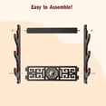 thumbnail image 5 of BiJun Sword Stand Wall Mount Sword Holder Wakizashi Samurai Sword Katana Holder Hanger Display Rack Wall Mounted,3Tier, 5 of 6