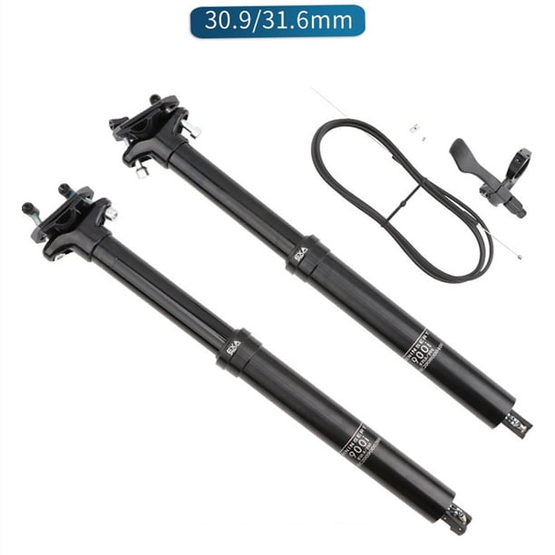 Levier De Tige De Selle Télescopique Pour VTT – Télécommande Réglable En Hauteur, Câble PVC 1,2 Mm, Tube Alu 4 Mm, Poids 98g – Sans Démontage Des Freins