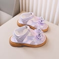 thumbnail image 5 of KPOPLK Girls Sandals with Adjustable Straps Open-Toe Summer Outdoor Sport Sandals for Toddler/Little/Big Kid Size 12,Purple, 5 of 6