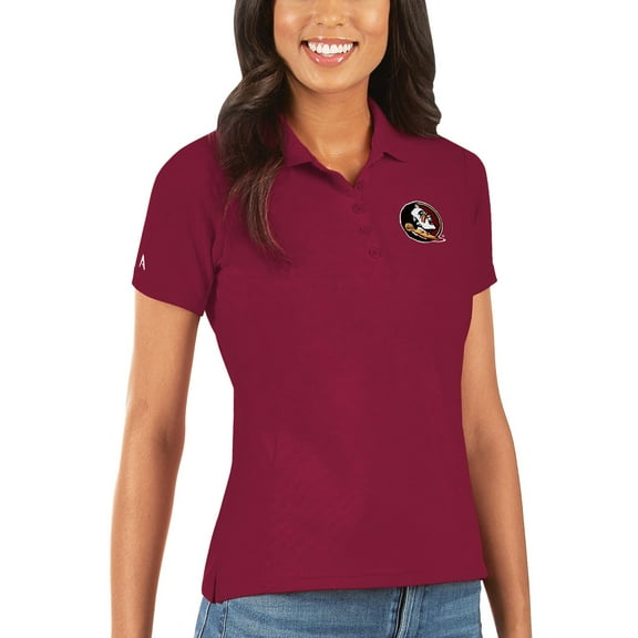 Women's Antigua Garnet Florida State Seminoles Legacy Pique Polo