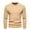 Beige, variant on ZKCCNUK Men's Fashion Autumn And Winter Sweater Pullover Bottom Knit Color Blocking Men's Sweater on Clearance