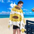 thumbnail image 5 of SKYSONIC Beach Towels 30"x60", Animal Bee Flower Camping Towels Sand Free Beach Towel, Large Beach Towels Quick Dry Bath Travel Towels Pool Yoga Beach Mat for Men Women, 5 of 7