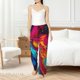thumbnail image 4 of Fotbe Colorful Abstract Swirls Pantalones de Pijama para Mujer, Pantalones de Dormir, Pantalones Pj con Cordón y Bolsillos-X-Large, 4 of 6