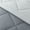 Gray, variant on Mainstays Reversible Microfiber Comforter, White, Full/Queen
