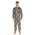 thumbnail image 6 of joogoo Artistic Owl Silhouettes Unisex Adults Onesies Pajamas Jumpsuits L, 6 of 7