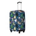 thumbnail image 2 of Daiia Different Cats Christmas Luggage Cover, Thickened Washable Travel Luggage Covers, Elastic Unique Baggage Covers for 18-20 inch Luggage-Medium, 2 of 9