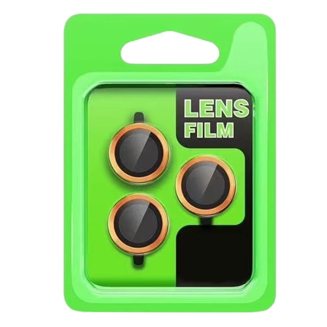 Tempered Glass Lens Protector For 17 Pro Max Advanced Screen Cover Shield With Individual Metal Ring Design Camera