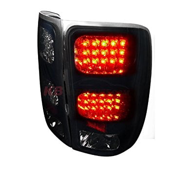 - Spec-D Tuning LT-SIE07BBLED-TM GMC Sierra 1500 2500 3500 Glossy Black Smoked Lens LED Tail Lights
