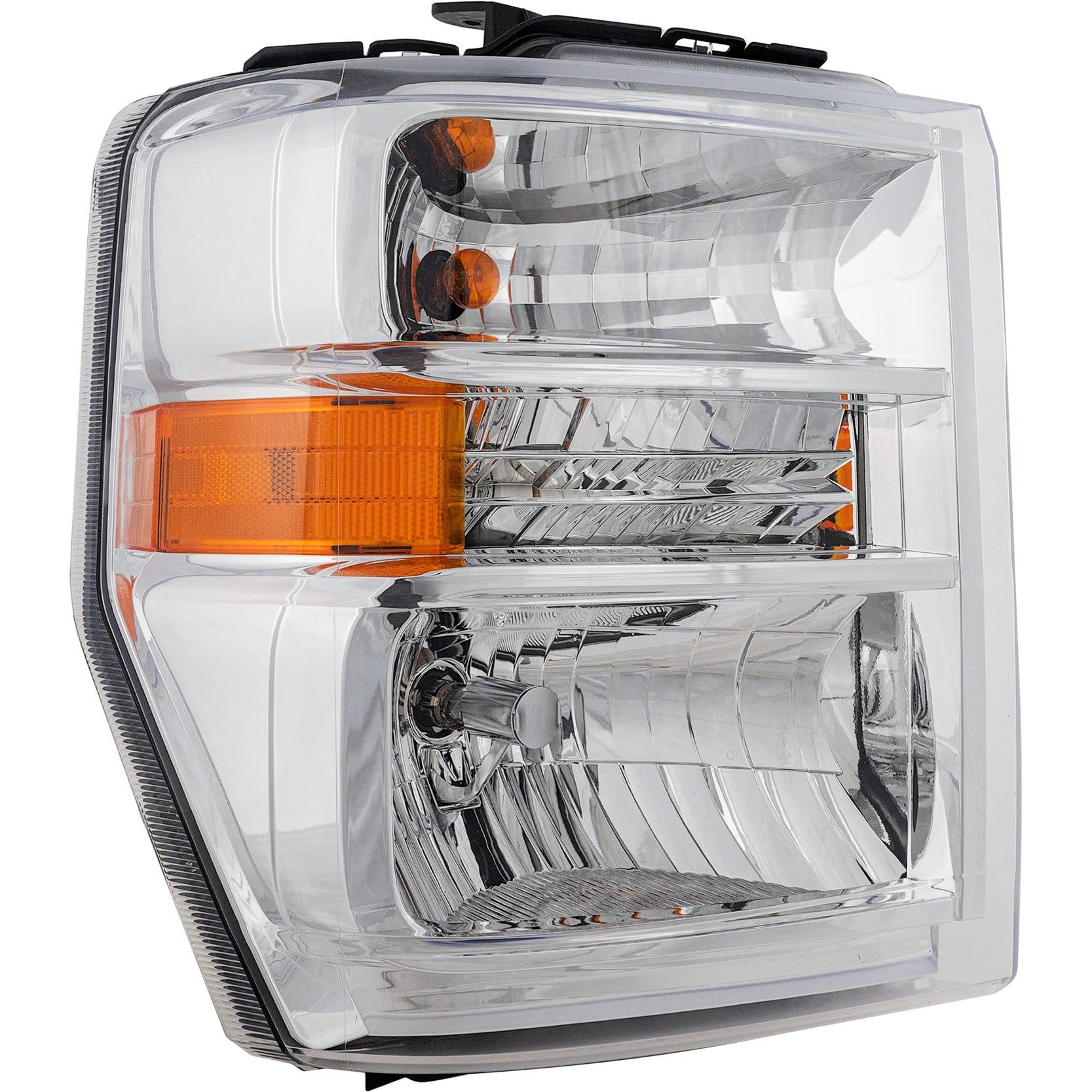 Replacement REPF100121Q Headlight Compatible With 2008-2014 Ford E-150 E-250 Right Passenger Halogen With bulb(s) CAPA Certified