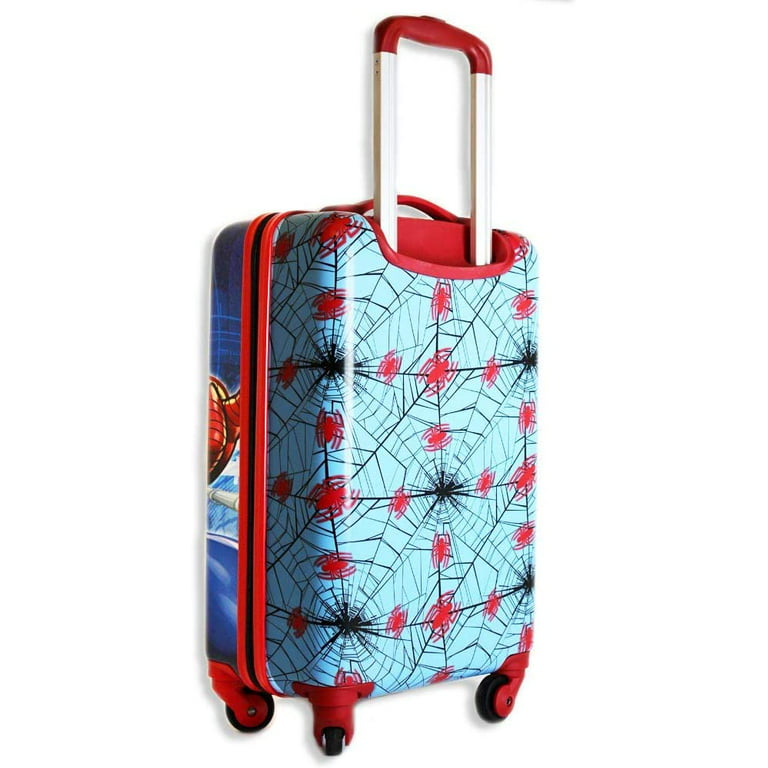 Spiderman Kids Luggage 20 Inches Trolley Hard-Sided Rolling Carry-On for Tween Spinner Kids Suitcase Travel