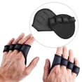 thumbnail image 4 of Guantes de entrenamiento antideslizantes para la palma de la mano Protector Unisex Negro Sunnimix Guantes de entrenamiento, 4 of 8