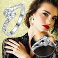 thumbnail image 1 of mtvxesu Rings Angel -Kiss Diamond Temperament Inlaid Zircon Reveals Your Unique Sale, 1 of 9