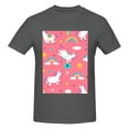 thumbnail image 4 of Bingfone Yoga Unicorn Men'S Loose Fit Short-Sleeve Pocket T-Shirt, 4 of 7