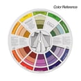 thumbnail image 3 of 12 Color Professional Paper Card Three Tier Design Tattoo Color Wheel Guidance Round Central Circle Rotates Tattoo Makeup Tool, 3 of 7