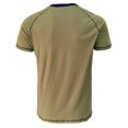thumbnail image 5 of YDLCAFD Male Spring And Summer Retro Business Casual Travel Multi Buttons O Neck Solid Color T Shirt Short Sleeve Top, 5 of 5