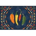 thumbnail image 2 of Charron, Veronique 32x23 Gold Ornate Wood Framed with Double Matting Museum Art Print Titled - Tex Mex Fiesta I Dark, 2 of 4