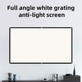 thumbnail image 2 of Portable Projectors Screen Roll up Anti-light Canvas For Projector 100 120 130 Inch Home Office Camping TV Projection Curtain ,High Absorbance, 2 of 7