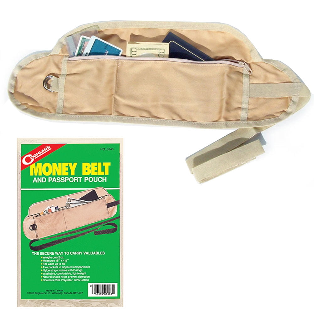 Money Belt Passport Holder Secure Hidden Travel Wallet with RFID