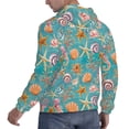 thumbnail image 3 of Hoodies for Men - Starfish Seahorse Scallops Long Sleeve Comfrt Men'S Fashion Hoodies & Sweatshirts, Sweatshirts for Men Hoodies Pullover Clothing Clothes with Pouch, 3 of 7