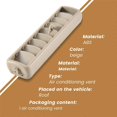 thumbnail image 5 of Gray Car Roof Top Side Air Conditioning Vent Outlet A/C Panel Grille Cover Install for Mitsubishi Pa, 5 of 5