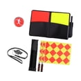 thumbnail image 4 of Kit de árbitro de fútbol, ​​silbato de bandera de árbitro, equipo de portátil, bandera de de fútbol para voleibol, deportes al aire libre, fútbol, 4 of 8