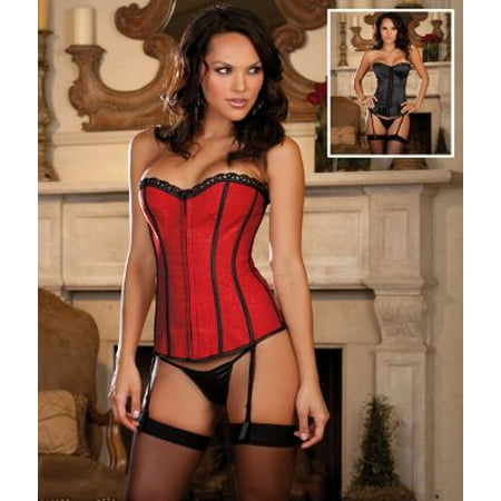 Dreamgirl Reversible Corset - Dreamgirl Ursulas Red Reversible Corset Set 3864-R Red/Black
