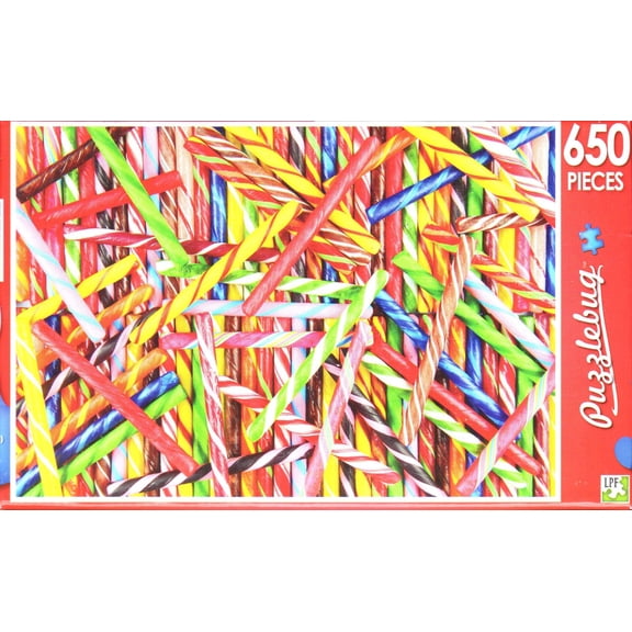 Puzzlebug 650 - Colorful Candy Sticks