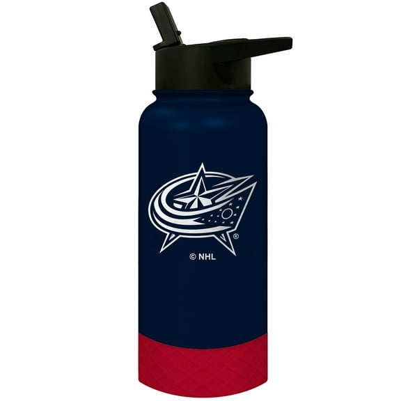 Columbus Blue Jackets 32oz. Logo Thirst Hydration Water Bottle