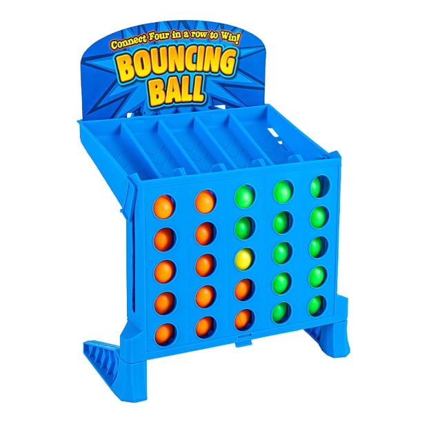 Conecta 4 tiros - Juego de tiros de pelota que rebota 4 en raya juego de mesa juguete educativo