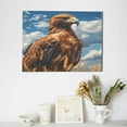 thumbnail image 6 of Gukieu Blue Sky White Cloud Eagle Print Horizontal Canvas Decorative Painting 12x16 Inch Shrinkage Resistant Frame Hanging Home Wall Art Decor, 6 of 6