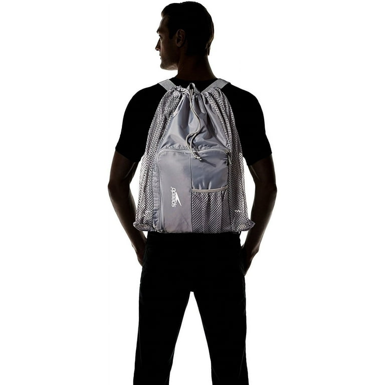 Speedo Deluxe Ventilator Mesh Swim Bag, Backpack Style