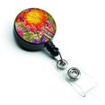 thumbnail image 1 of Carrete de insignia retráctil Caroline's Treasures Aster multicolor 6077BR, 1 of 1
