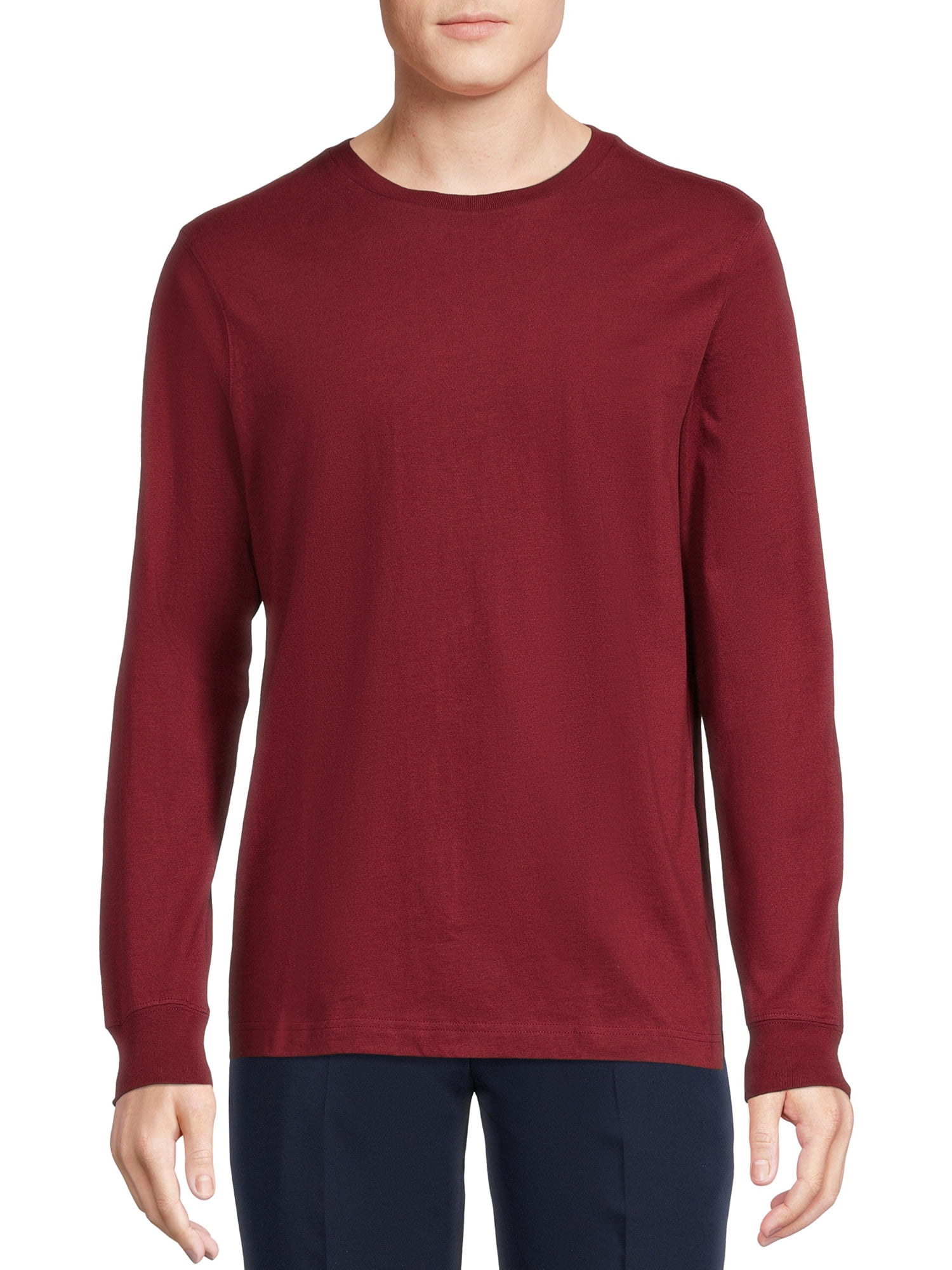 George Men`s Long Sleeve Crewneck Tee