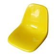 thumbnail image 3 of Asiento de cubo moldeado Asiento de cubo de plástico Cafés Fácil de instalar Restaurantes de repuesto Silla con respaldo de plástico para comidas come amarillo, 3 of 8