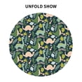 thumbnail image 4 of ZICANCN Round Table Cloths 60 Inch, Green Cartoon Dinosaur Table Cover Waterproof Washable Outdoor Picnic Tablecloth, 4 of 8