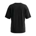 thumbnail image 6 of Women's Oversized Workout Cropped T Shirts Crew Neck Short Sleeve Casual Loose Summer Crop Tee Tops,XL, 6 of 7