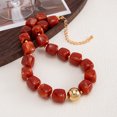 thumbnail image 3 of NICKSUN Colorful Chunky Necklaces for Women Trendy Multicolor Large Square Resin Beads Necklace Boho Chunky Statement Choker Necklaces Y2K Summer Jewelry, 3 of 8